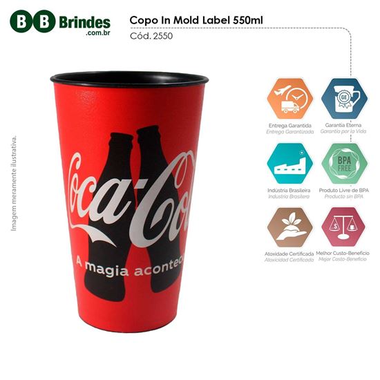 Imagem de Copo Promocional in Mold Label 550ml