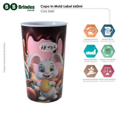 Imagem de Copo Promocional in Mold Label 660ml